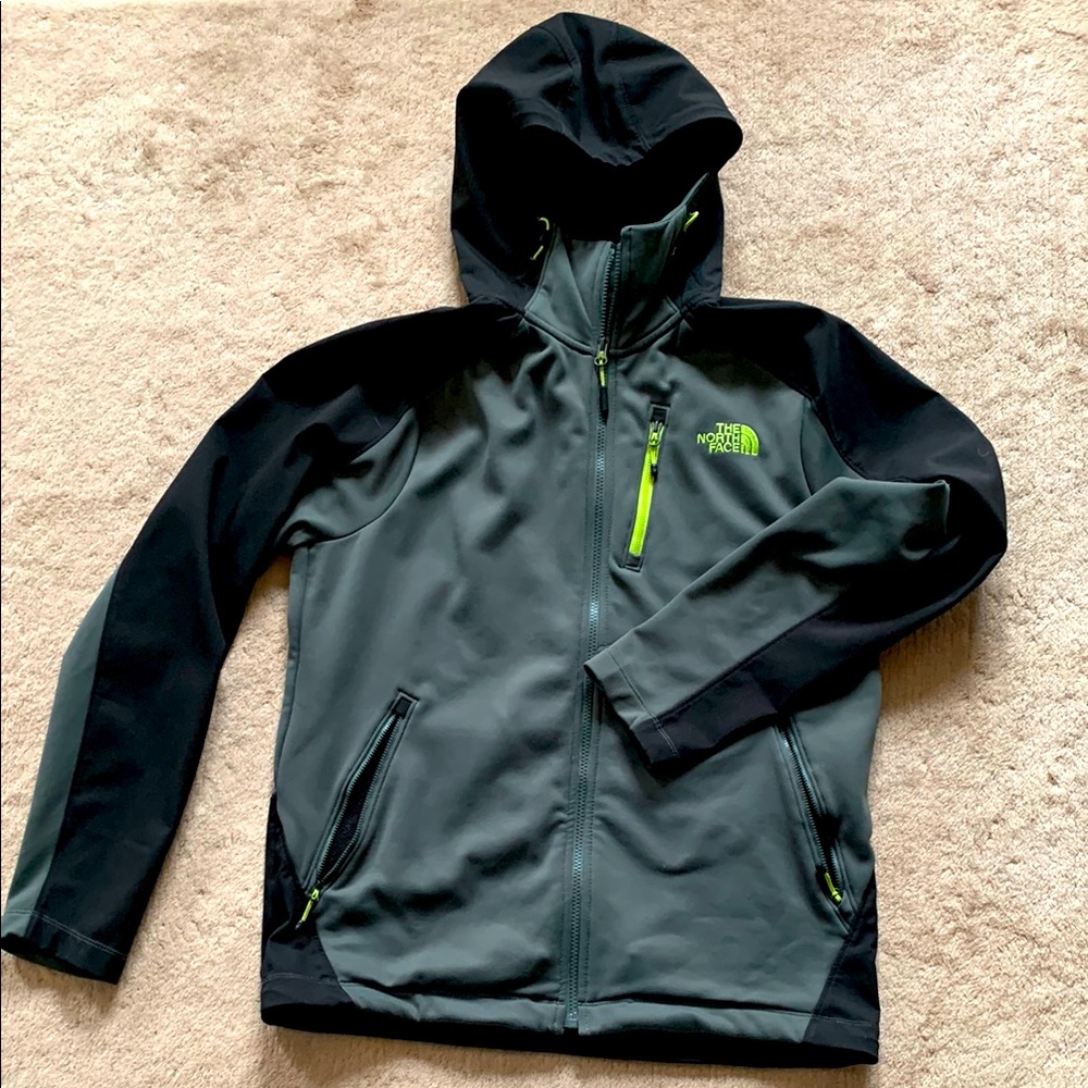 The North Face Men's Gray and Black Jacket